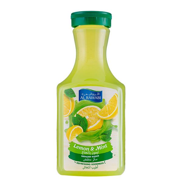 Fresh Lemon Mint Juice Al Rawabi Dairy